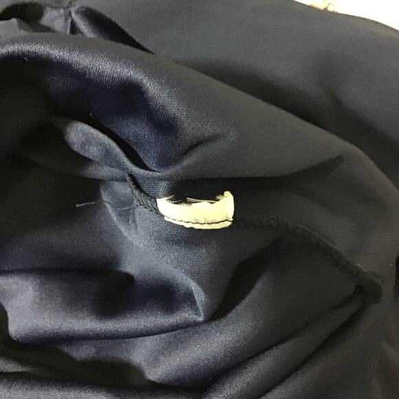 LULU'S S Blue All My Life V-Neck Side Slit Long Puff Sleeve Maxi Dress NEW B102 - Picture 9 of 10